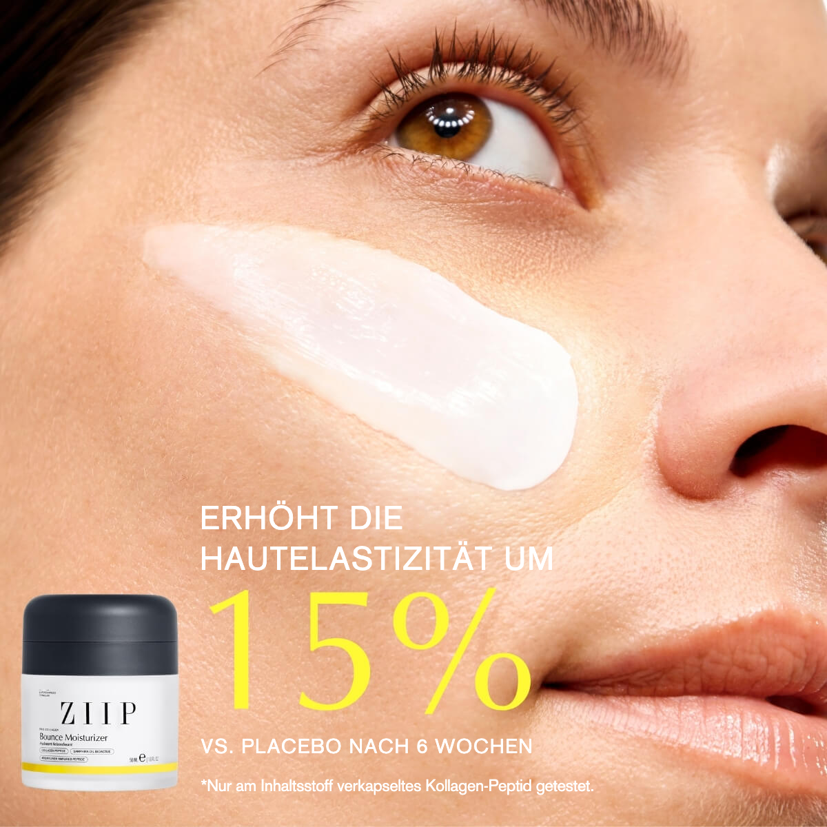 ZIIP Bounce Feuchtigkeitscreme + Kollagen-Peptide