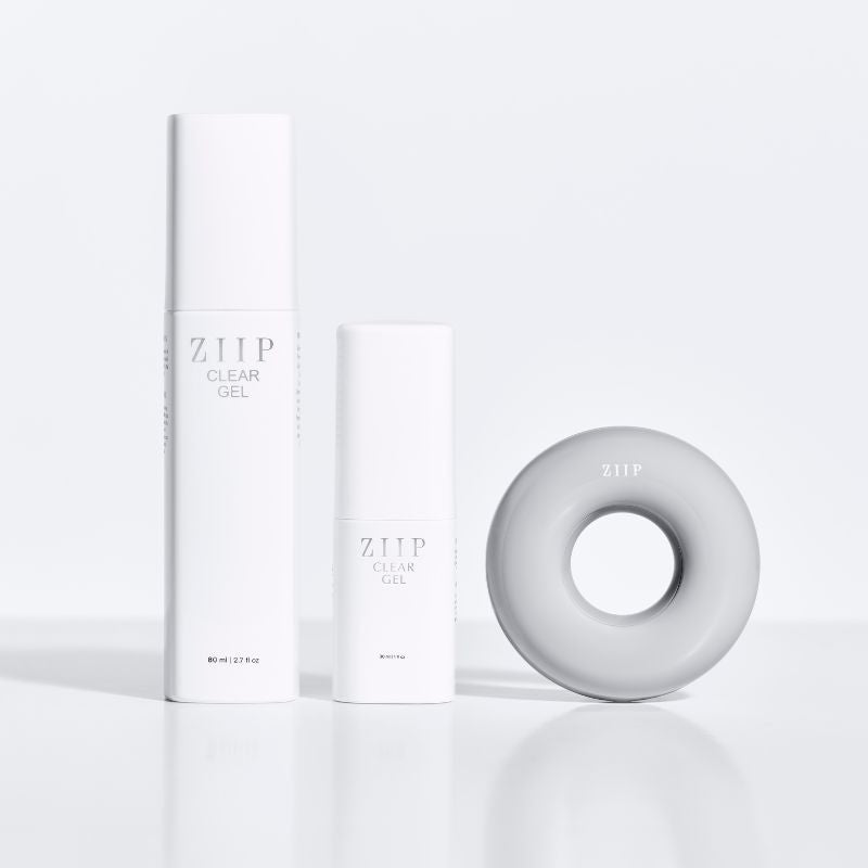 ZIIP DOT Grau & Clear Gel